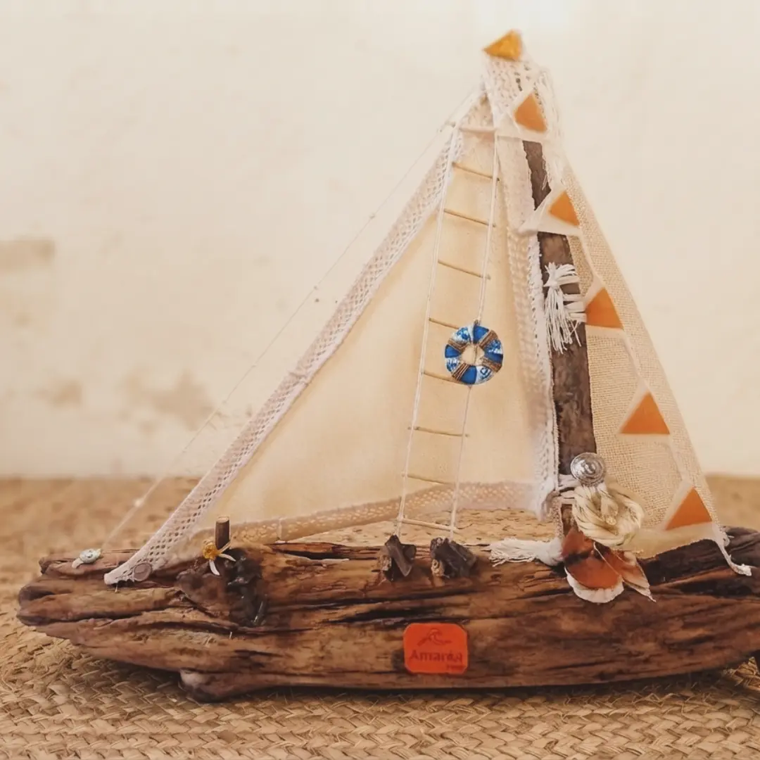 Barquito artesanal creado por Amaréa